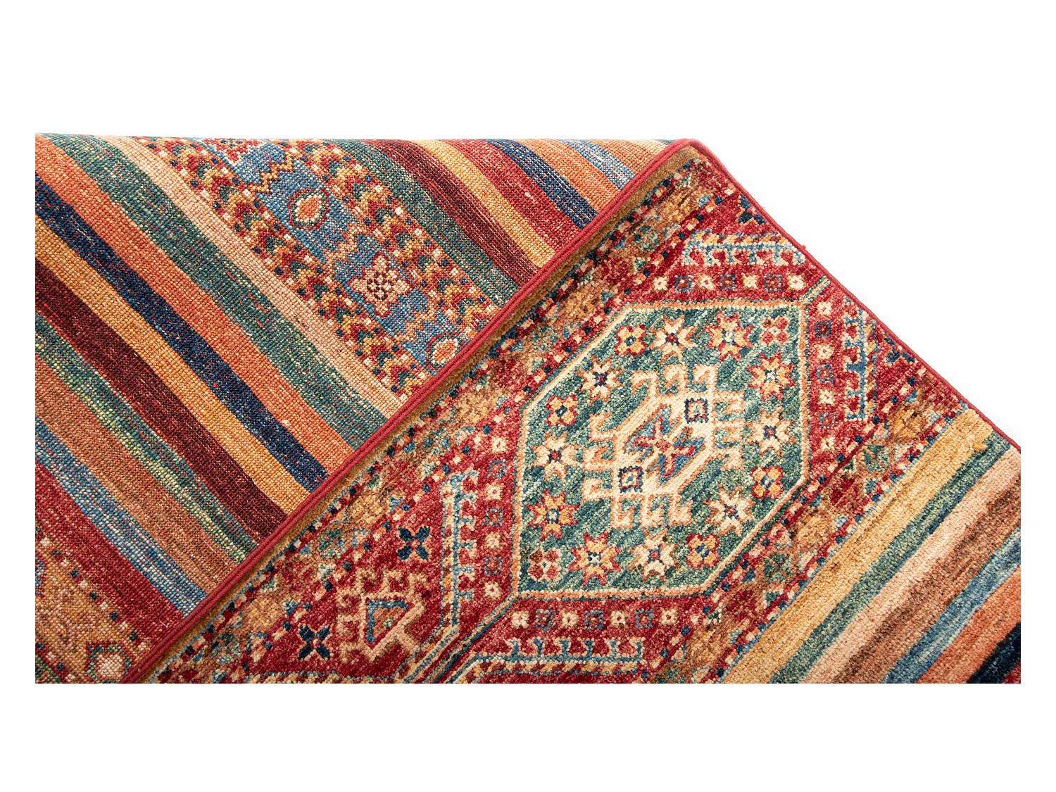 Tappeto in lana 247x295 rosso Torkman