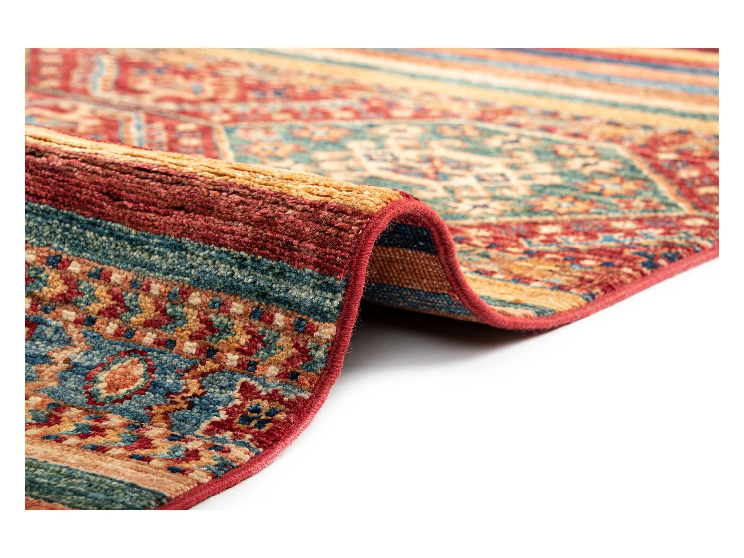 Tappeto in lana 247x295 rosso Torkman