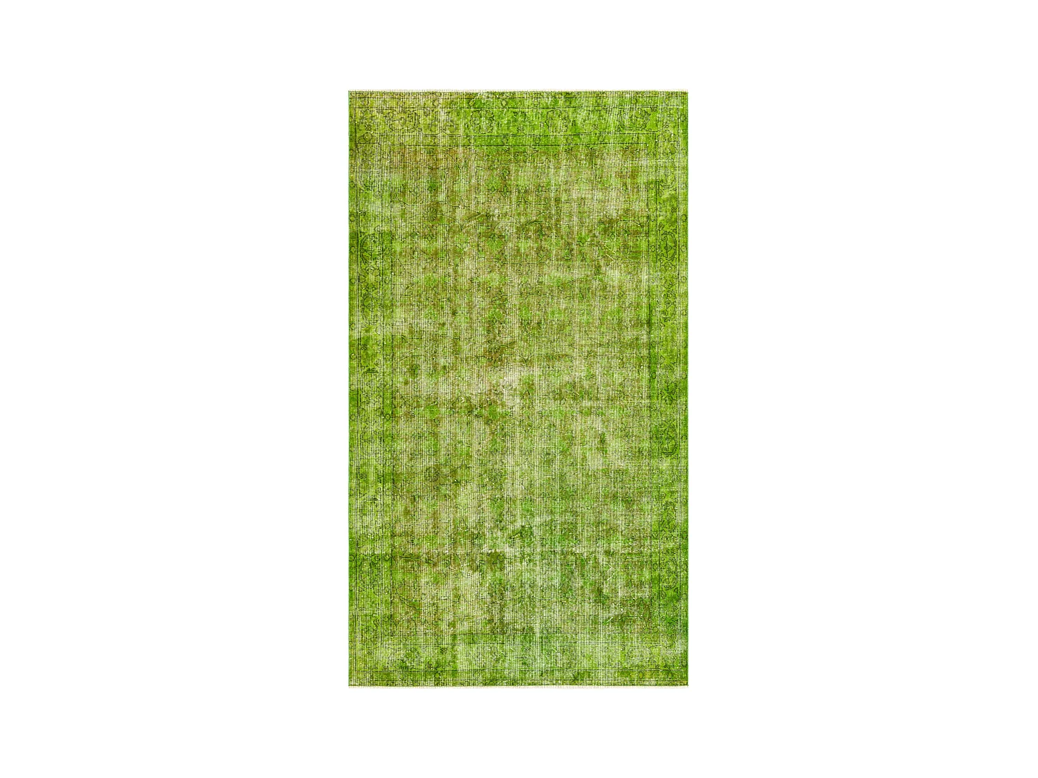 Tapis de laine 160x282 vert Ultra Vintage