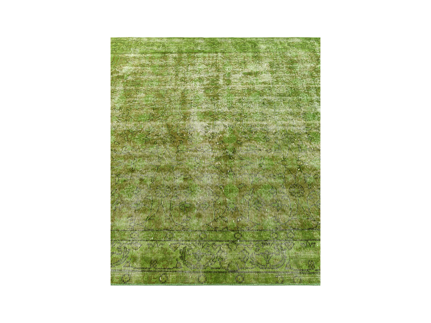 Wollteppich 160x282 Grün Ultra Vintage