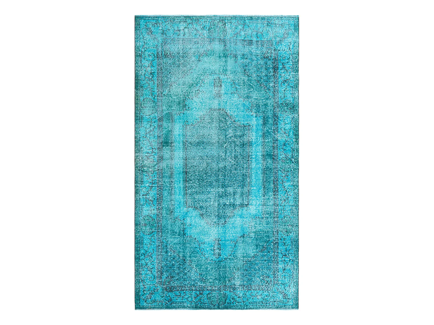 Tapis de laine 155x284 turquoise Ultra Vintage