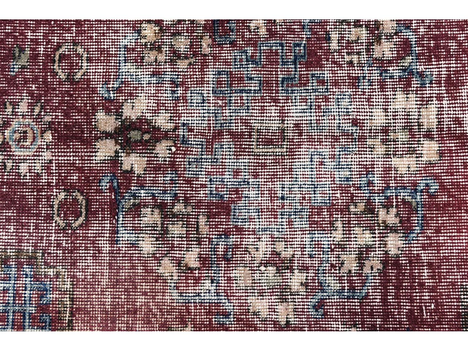 Tapis de laine 127x236 rouge Ultra Vintage