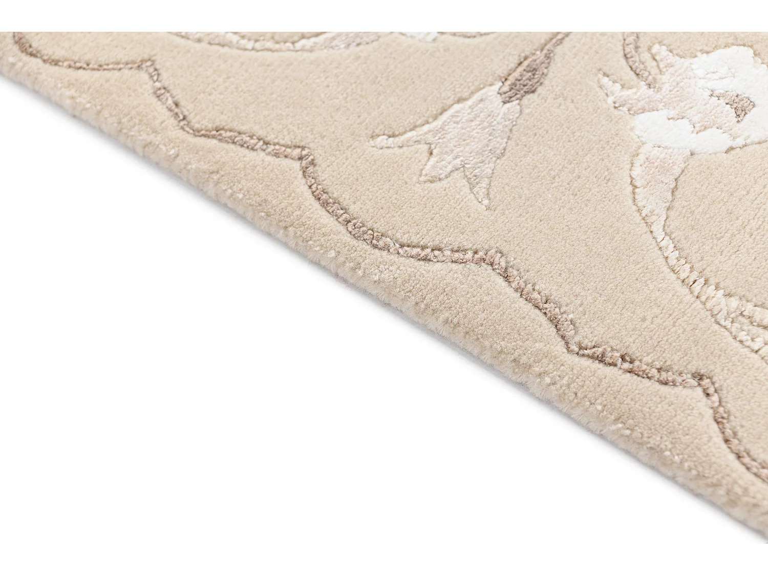 Läufer-Wollteppich 79x292 Braun Darya