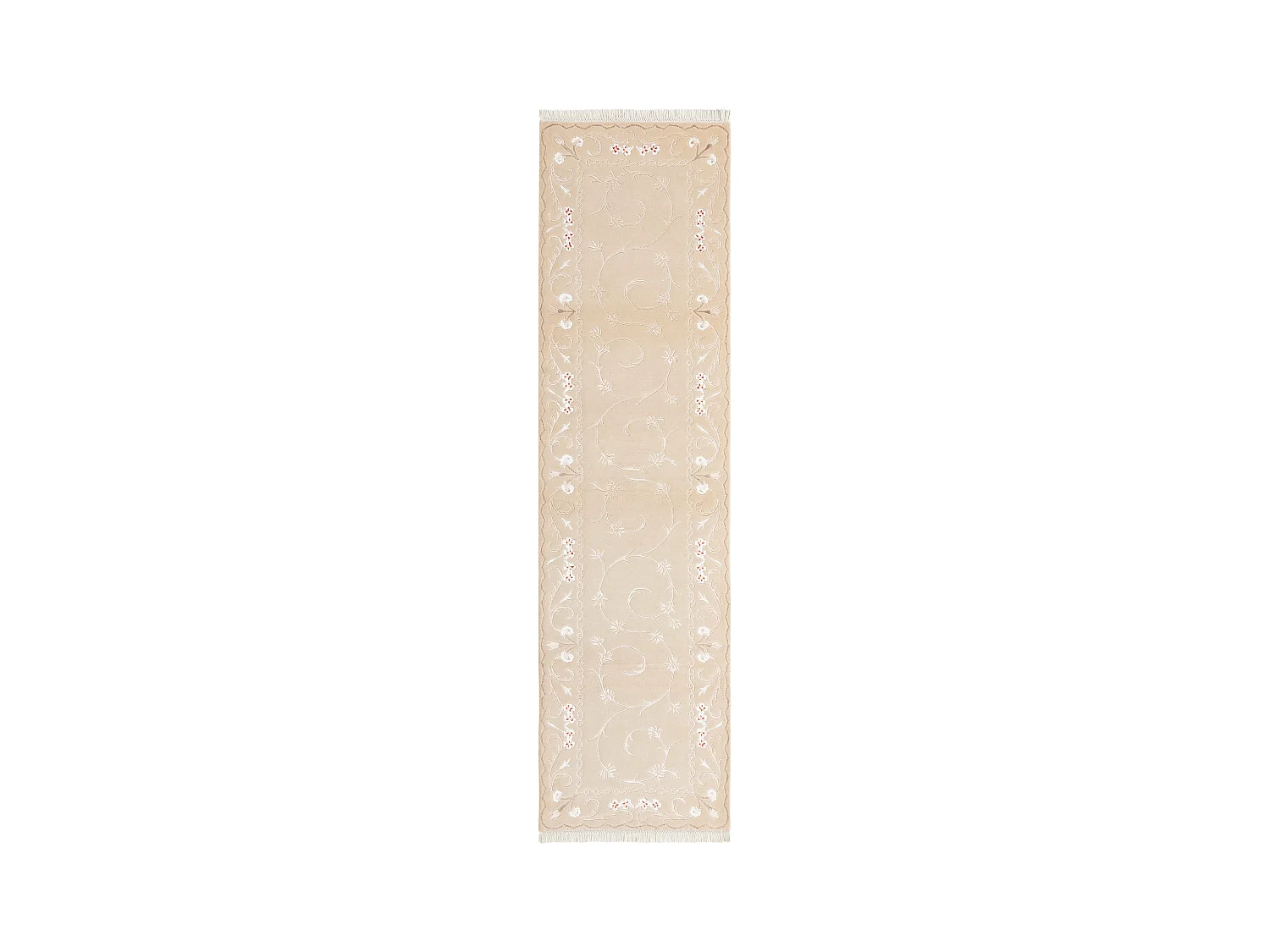 Tapis de couloir en laine 79x292 brun Darya