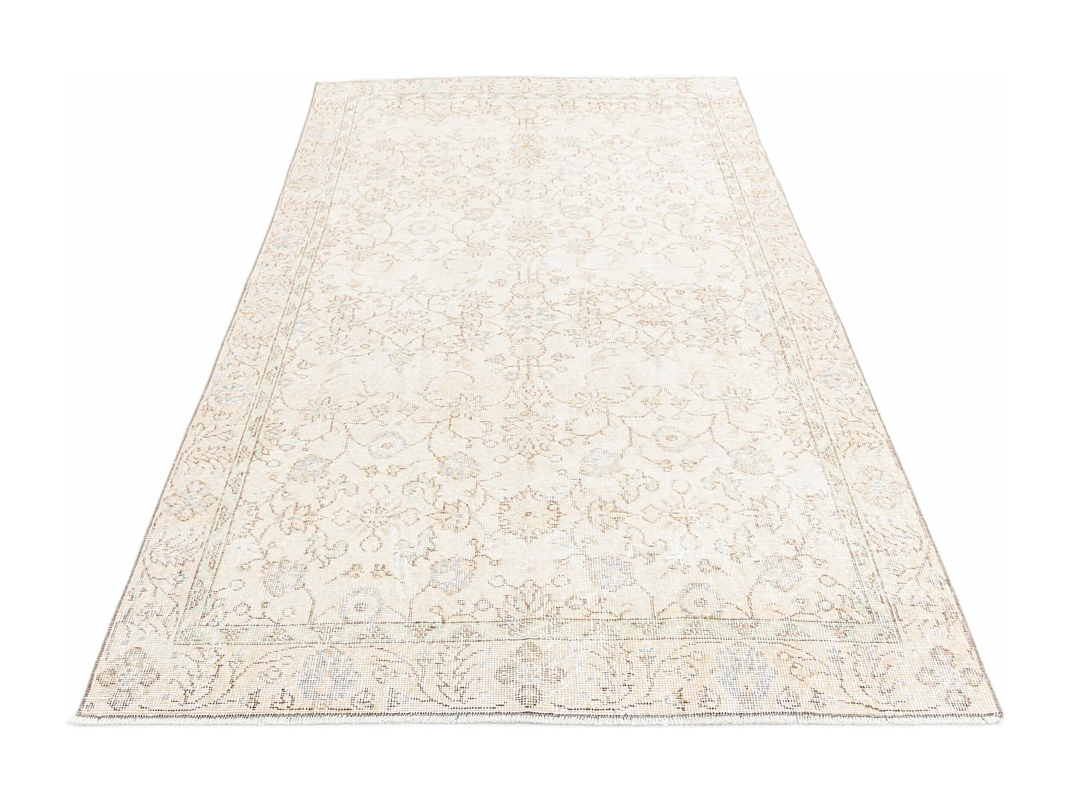 Wollteppich 135x244 Rosa Ultra Vintage