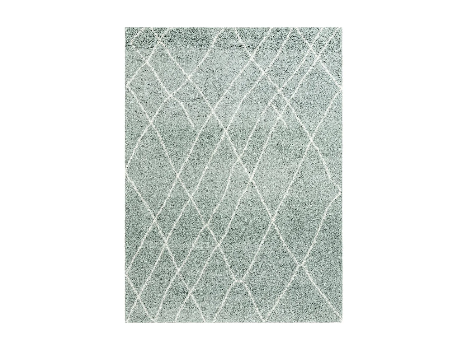 Hoogpolig tapijt 245x160 Groen Lachen Fence