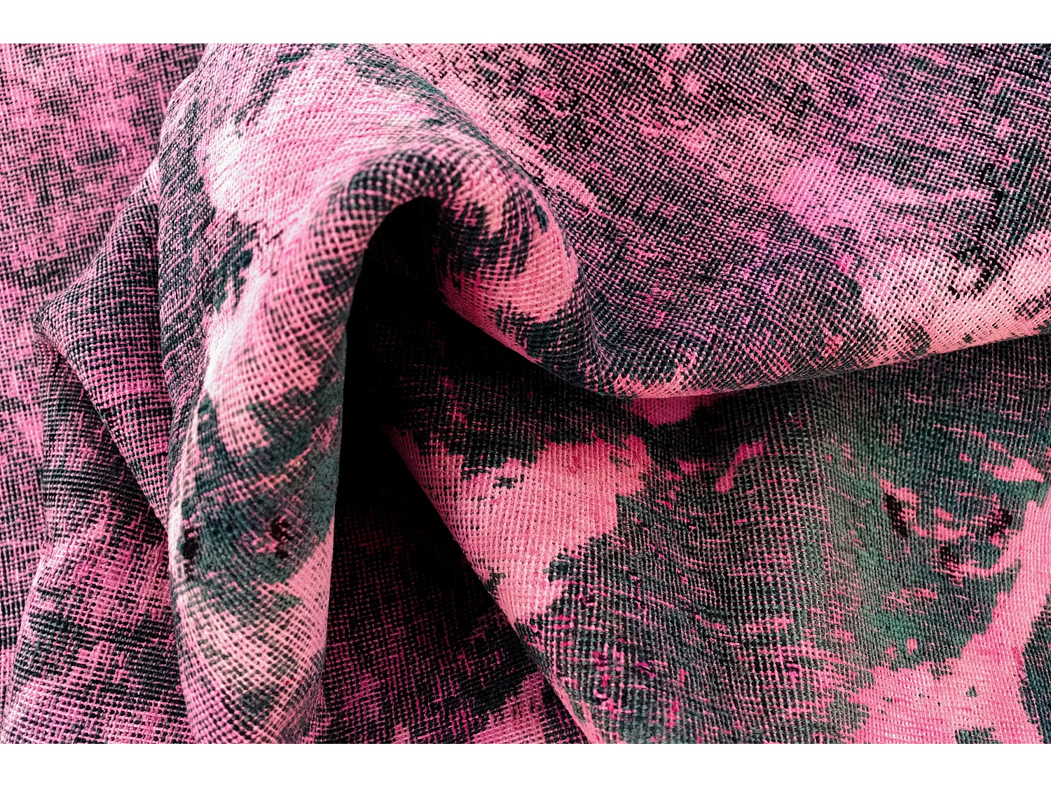 Tapis de laine 188x277 rose Vintage Royal