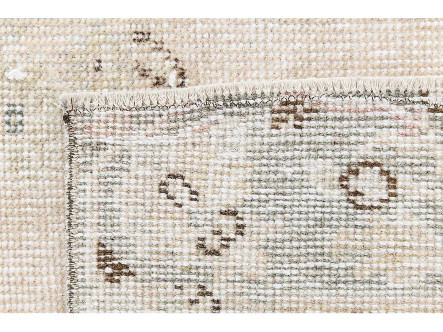 Tapis de laine 165x292 beige Ultra Vintage