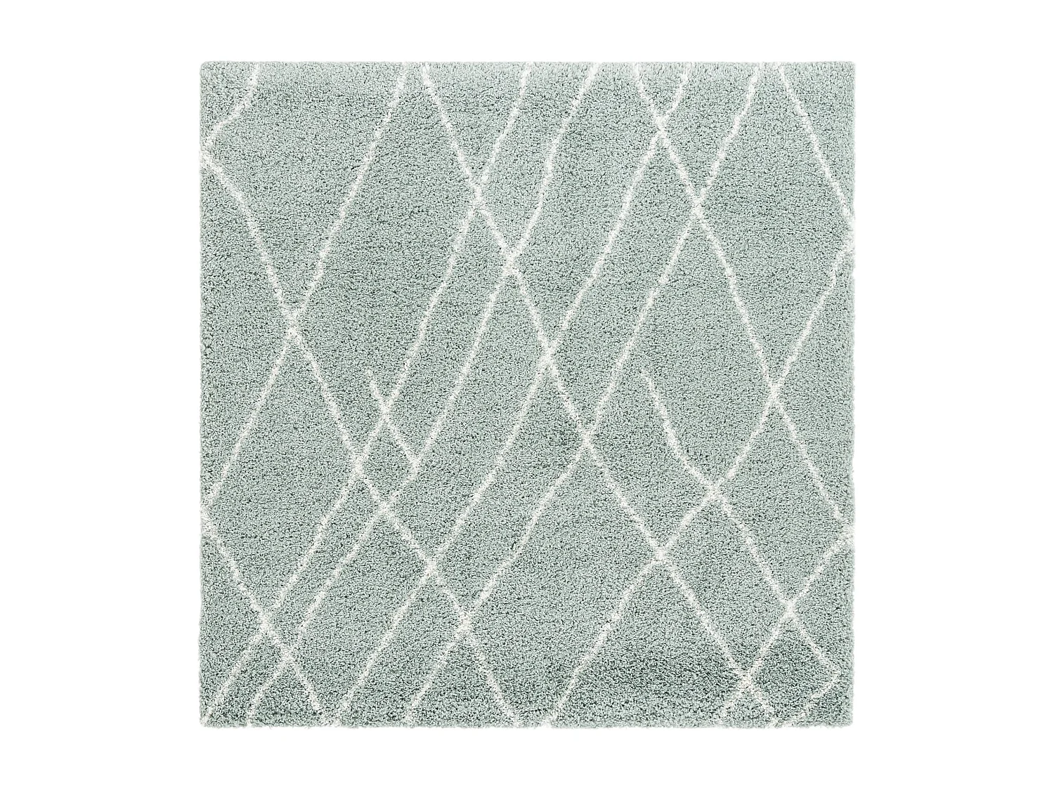 Tapis shaggy 240x240 vert Lachen Fence