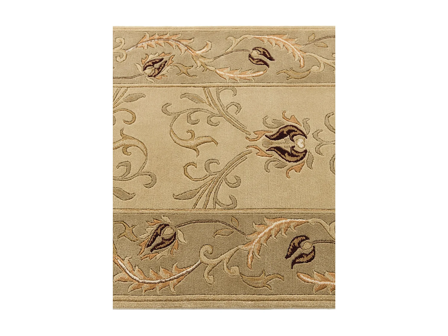 Tapis de couloir en laine 79x302 brun Darya