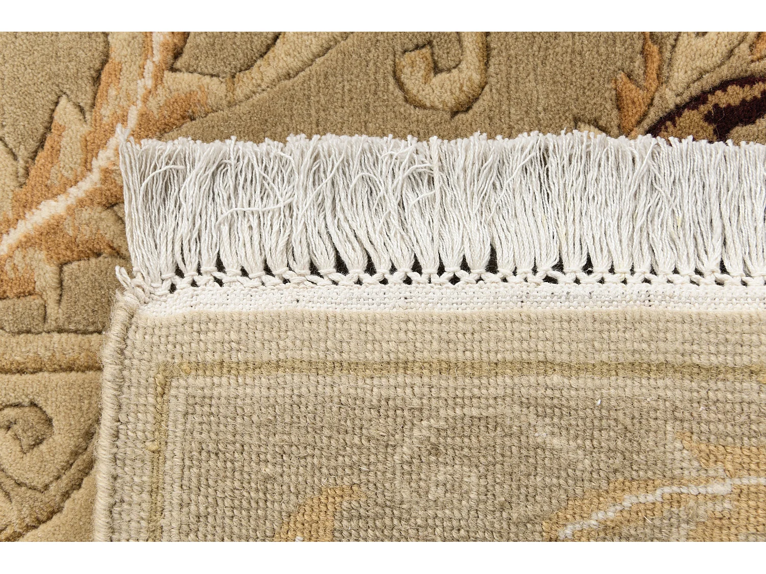 Tapis de couloir en laine 79x302 brun Darya