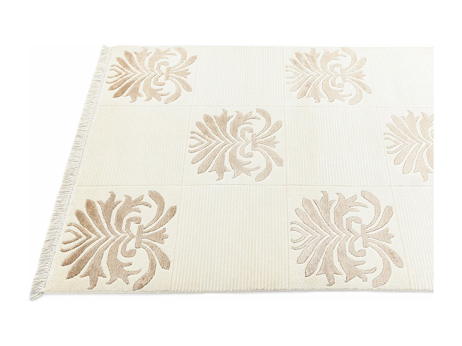 Tapis de laine 99x201 beige Darya