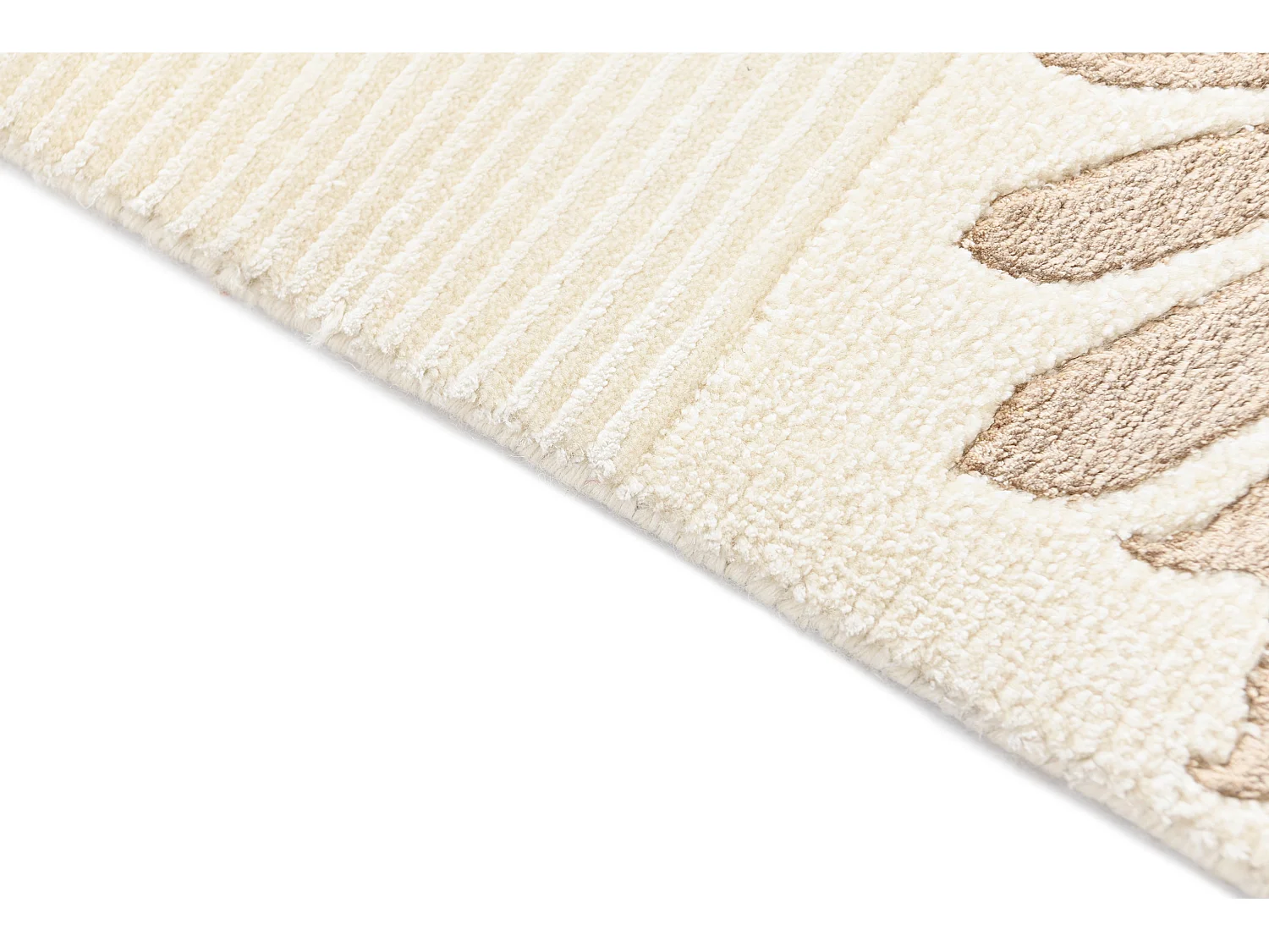 Tapis de laine 99x201 beige Darya