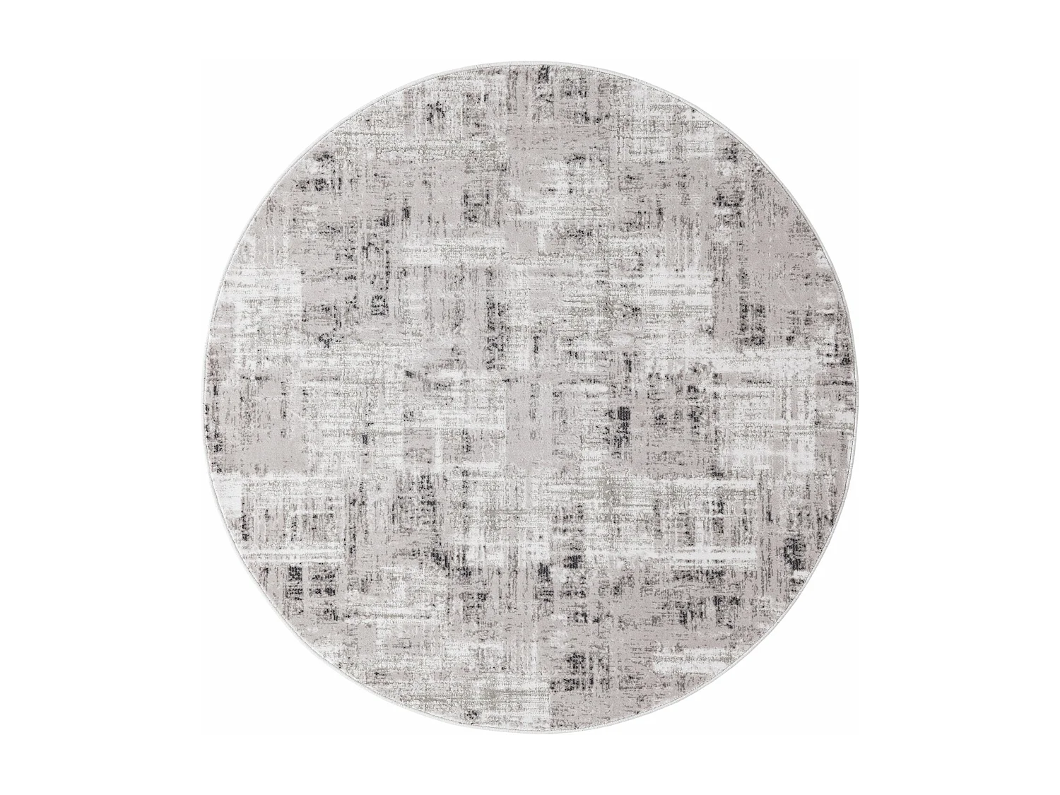 Tapis 125x125 gris Davos Miracle