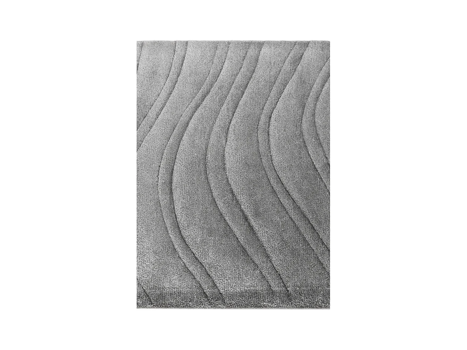 Tappeto per corridoio in lana 84x389 grigio Darya