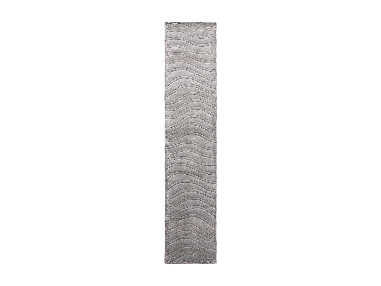 Tapis de couloir en laine 84x389 gris Darya