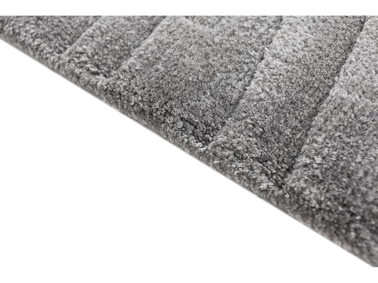 Tapis de couloir en laine 84x389 gris Darya