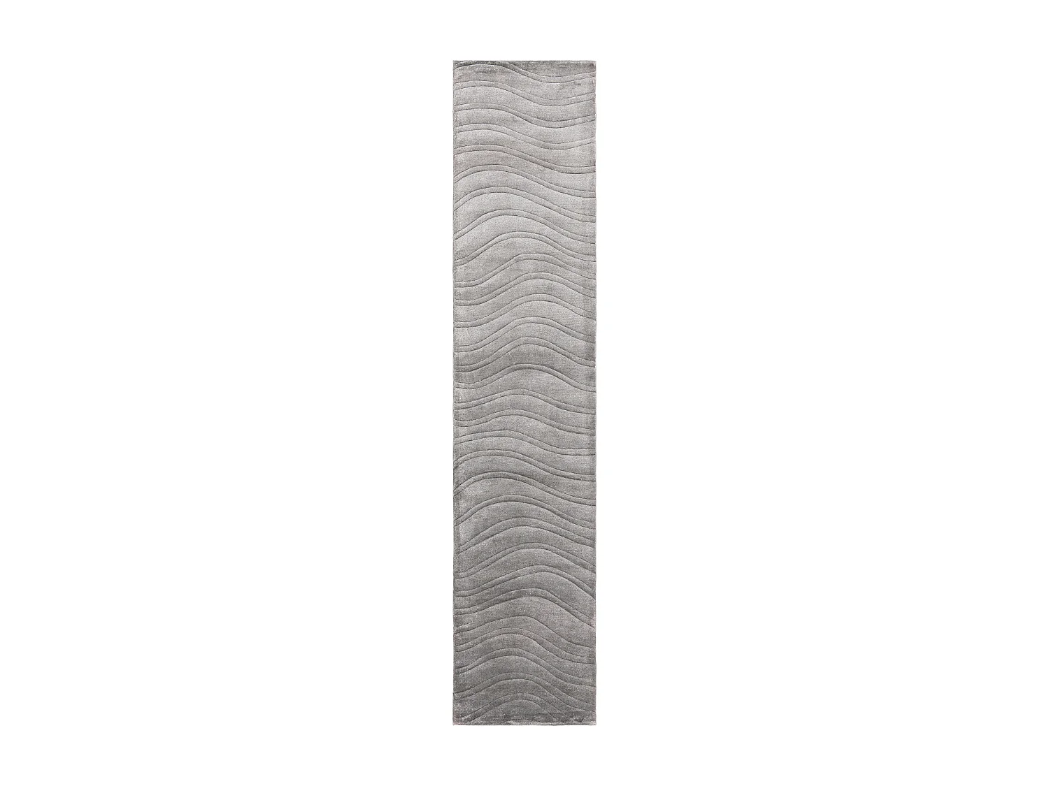 Tapis de couloir en laine 84x389 gris Darya