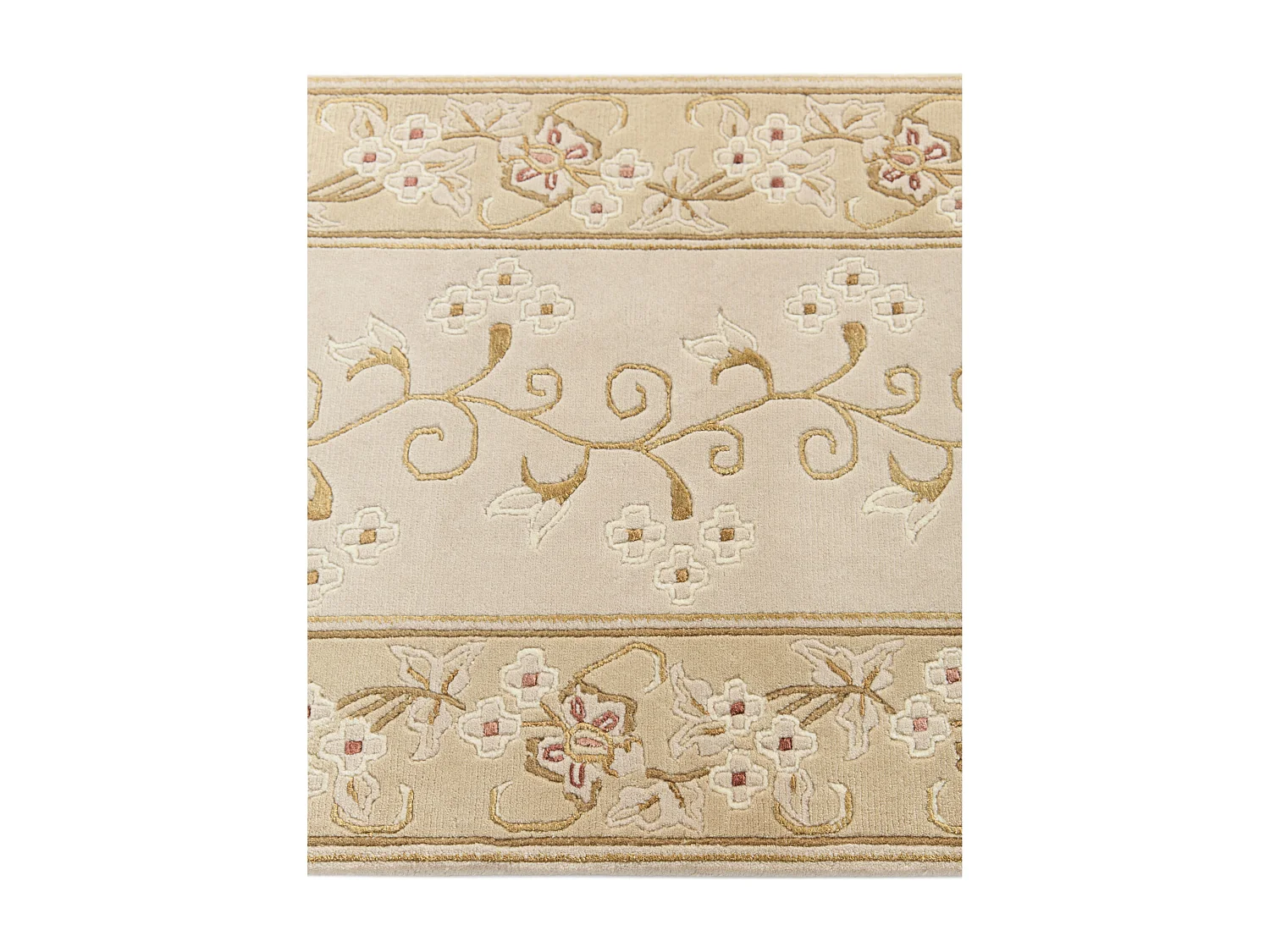 Tapis de couloir en laine 81x254 brun Darya