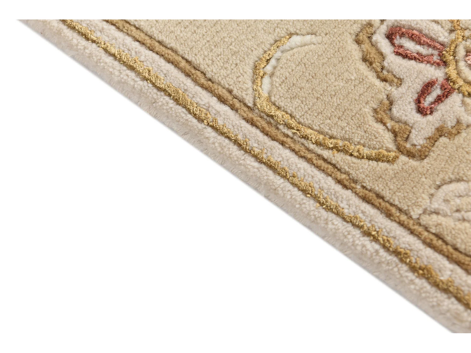 Tapis de couloir en laine 81x254 brun Darya