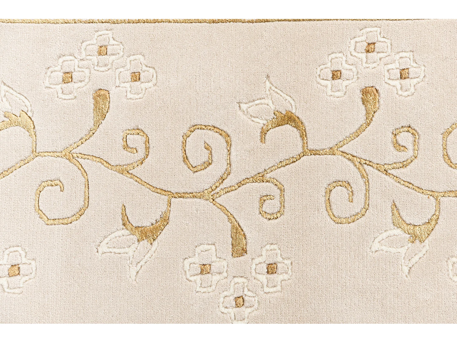 Tapis de couloir en laine 81x254 brun Darya