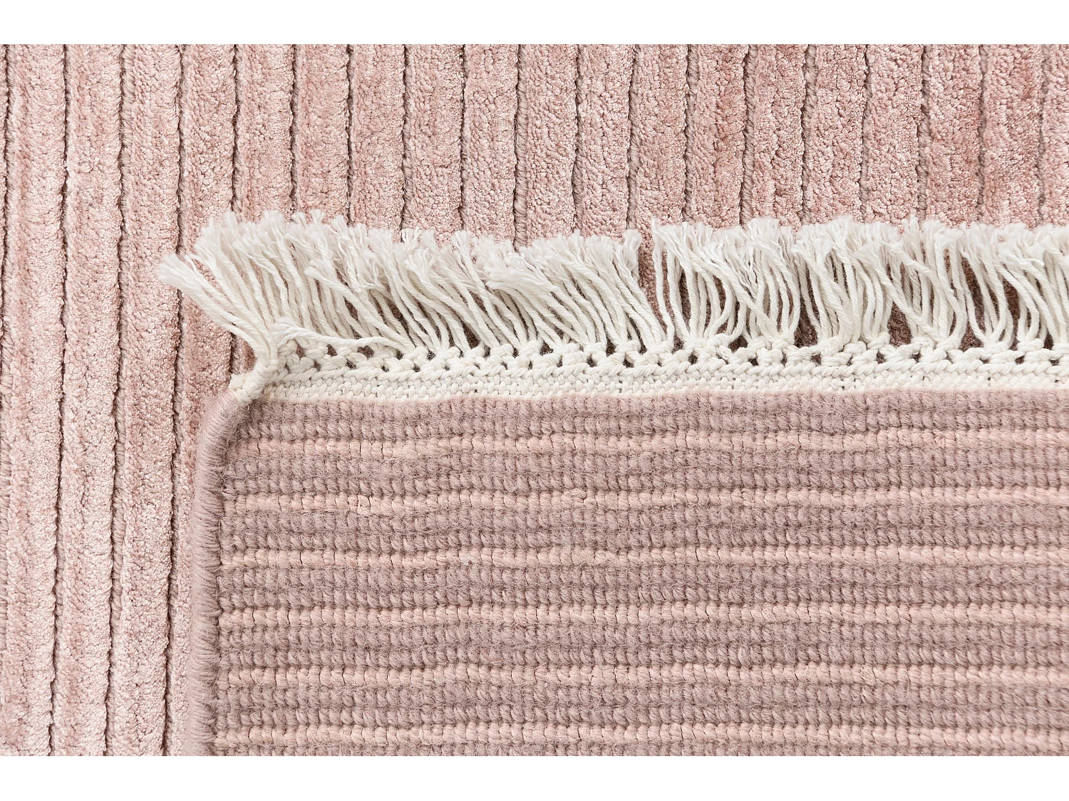 Tappeto per corridoio in lana 79x396 rosa Darya