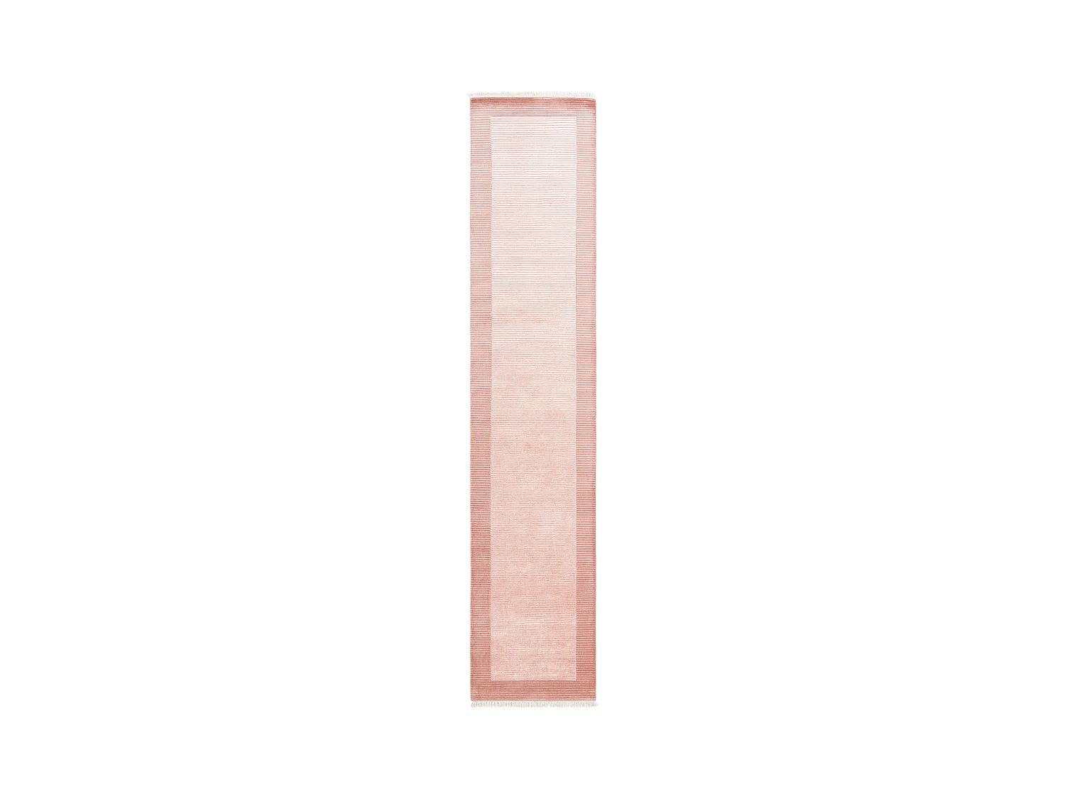 Tapis de couloir en laine 79x396 rose Darya