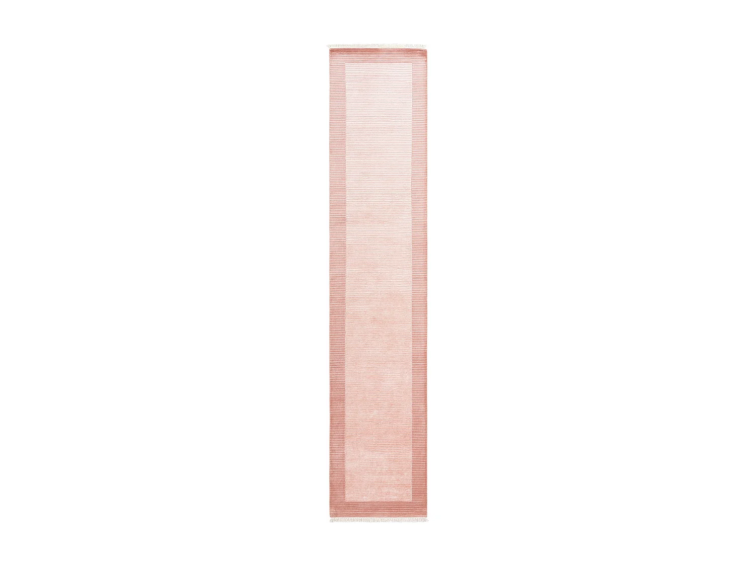 Tapis de couloir en laine 79x396 rose Darya