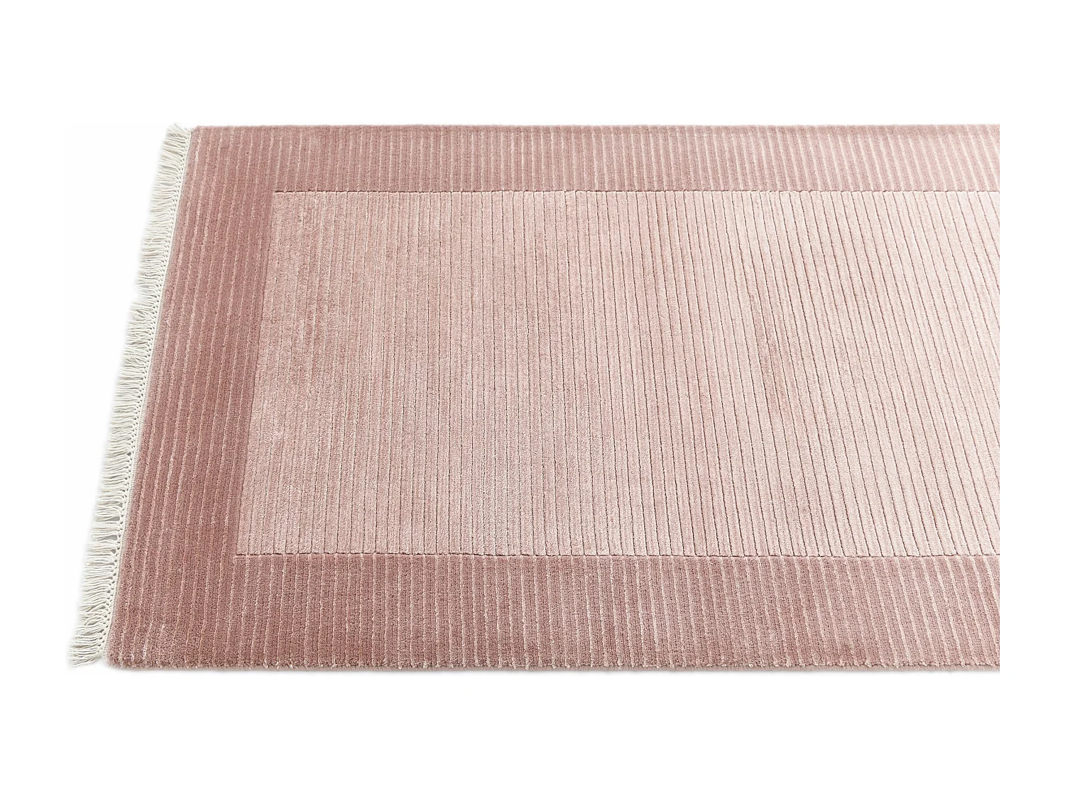 Tapis de couloir en laine 79x396 rose Darya