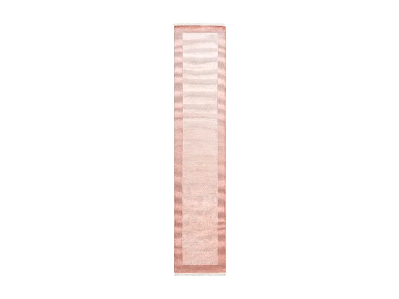 Tapis de couloir en laine 79x396 rose Darya