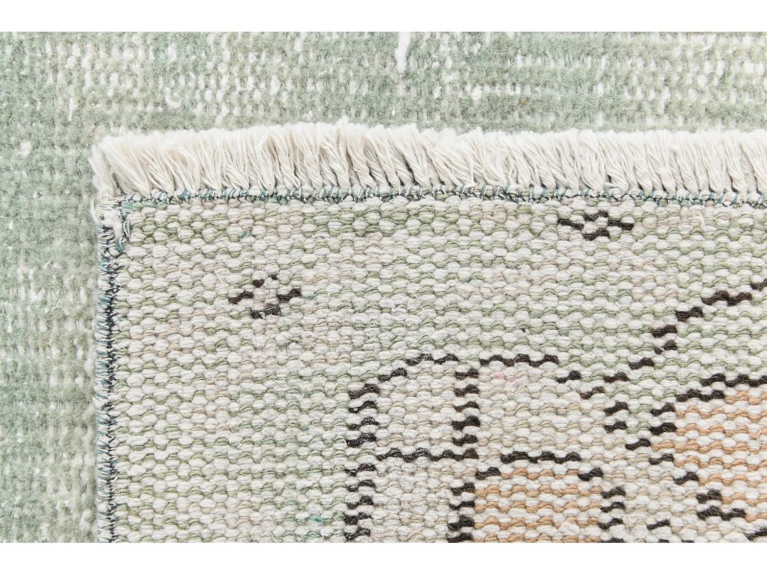 Tapis de laine 178x269 vert Ultra Vintage