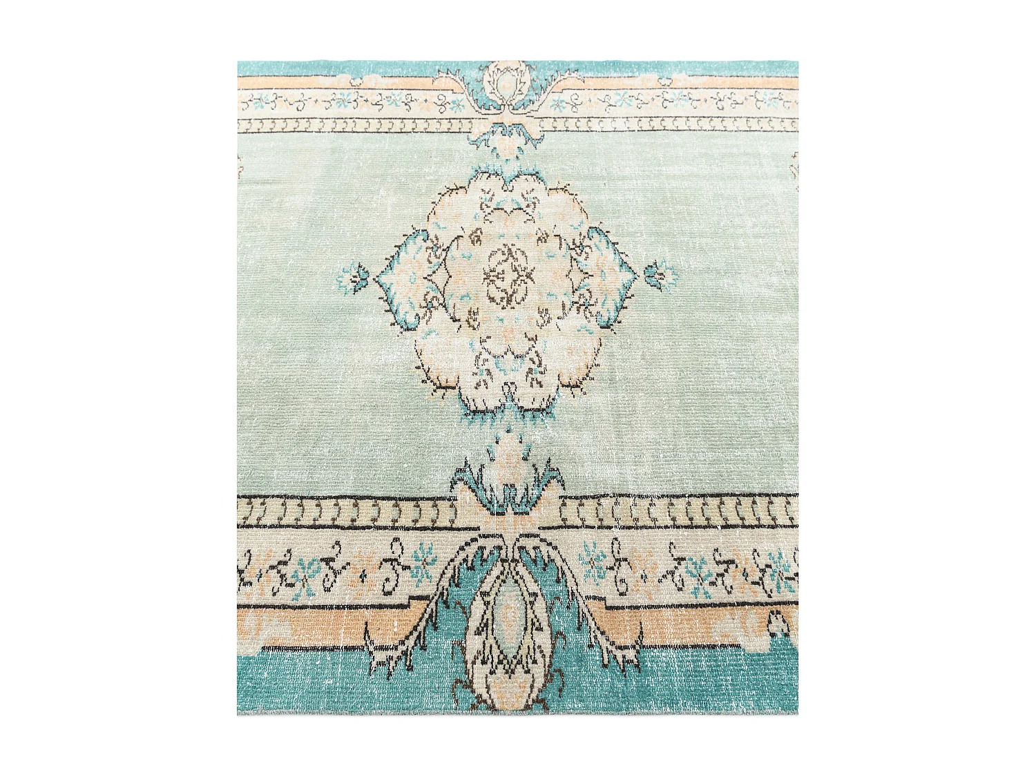 Tapis de laine 178x269 vert Ultra Vintage