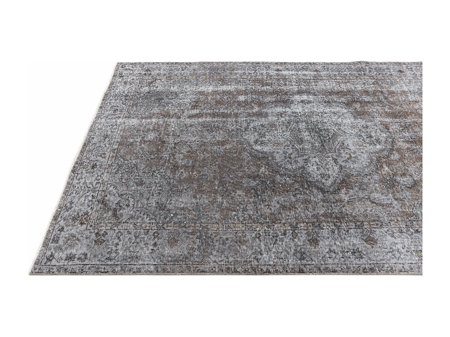 Tapis de laine 163x259 gris Ultra Vintage