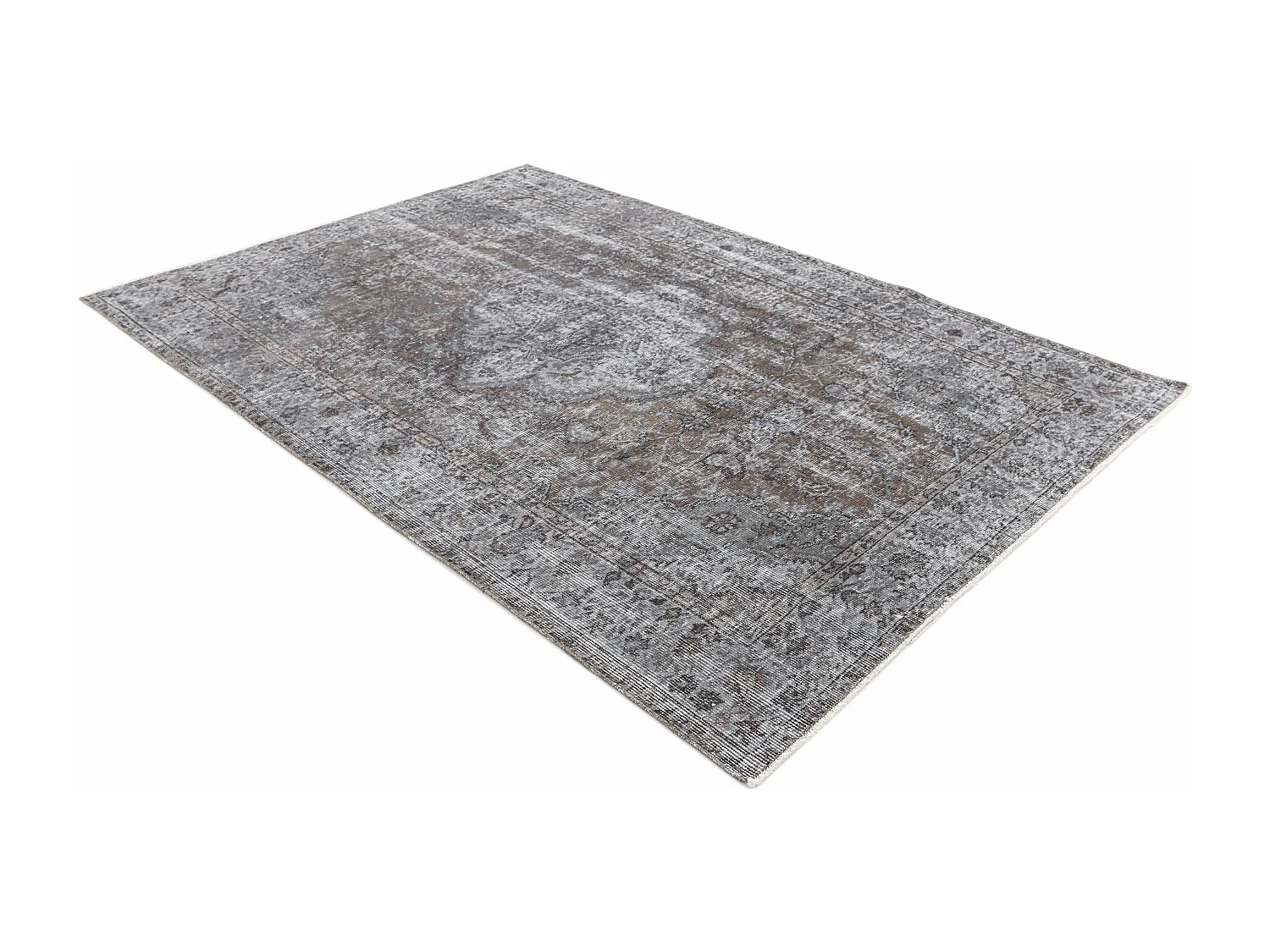 Tapis de laine 163x259 gris Ultra Vintage