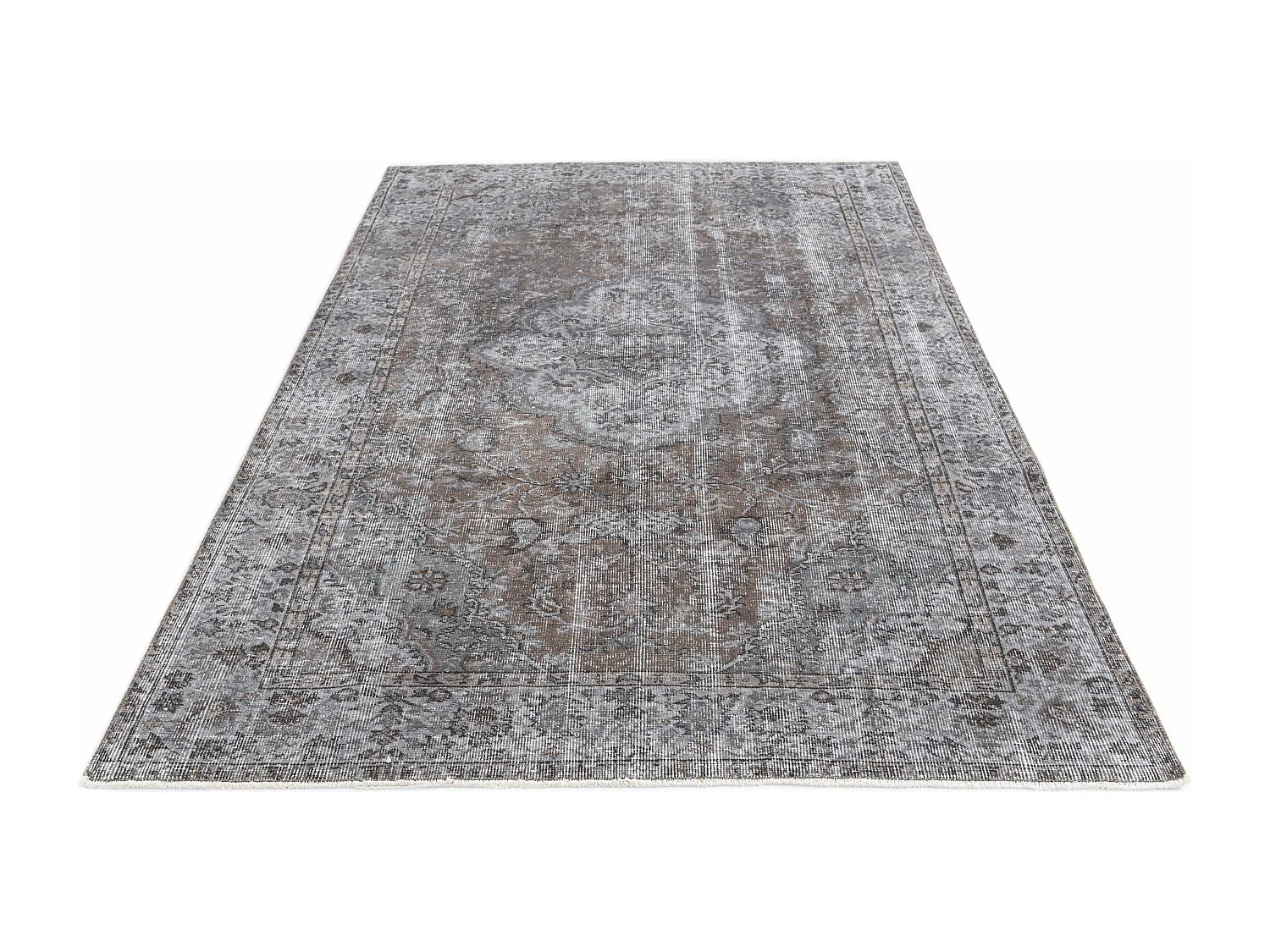 Tapis de laine 163x259 gris Ultra Vintage