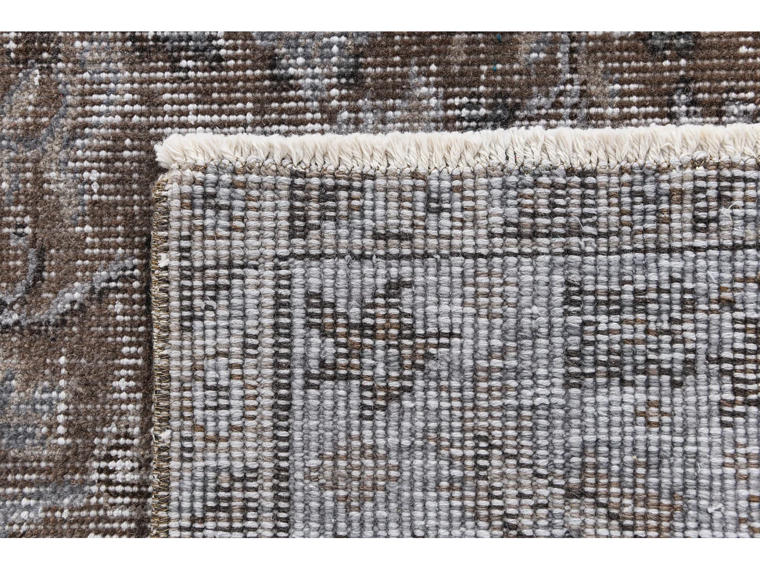 Tapis de laine 163x259 gris Ultra Vintage