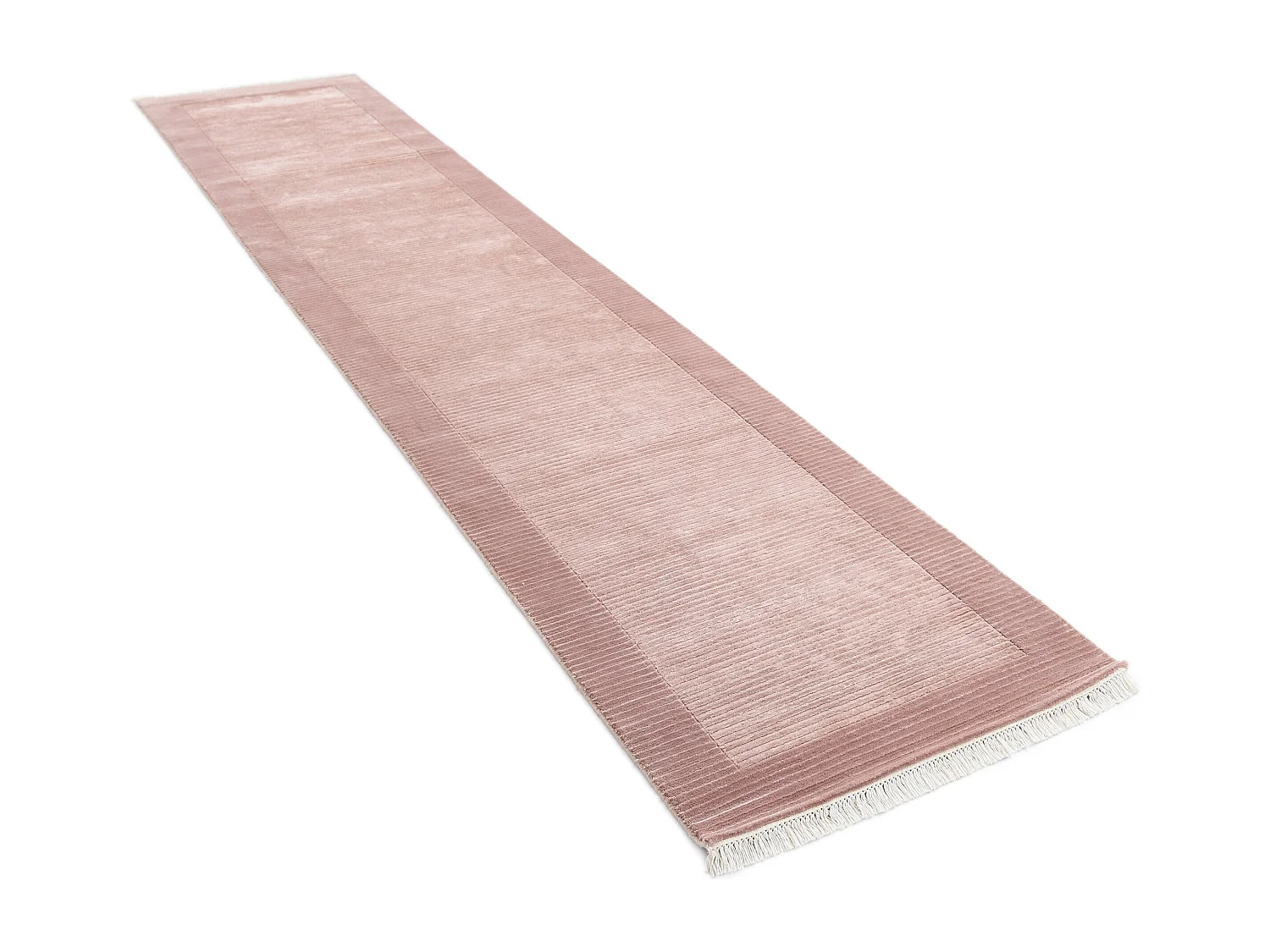 Tapis de couloir en laine 81x396 rose Darya