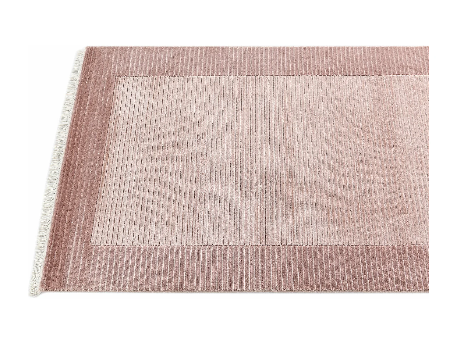 Tapis de couloir en laine 81x396 rose Darya