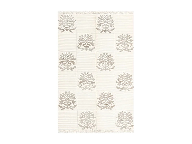 Tapis de laine 119x180 beige Darya
