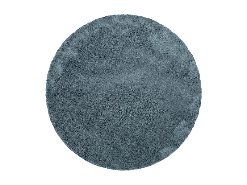 Tapis shaggy 185x185 Bleu Luzern