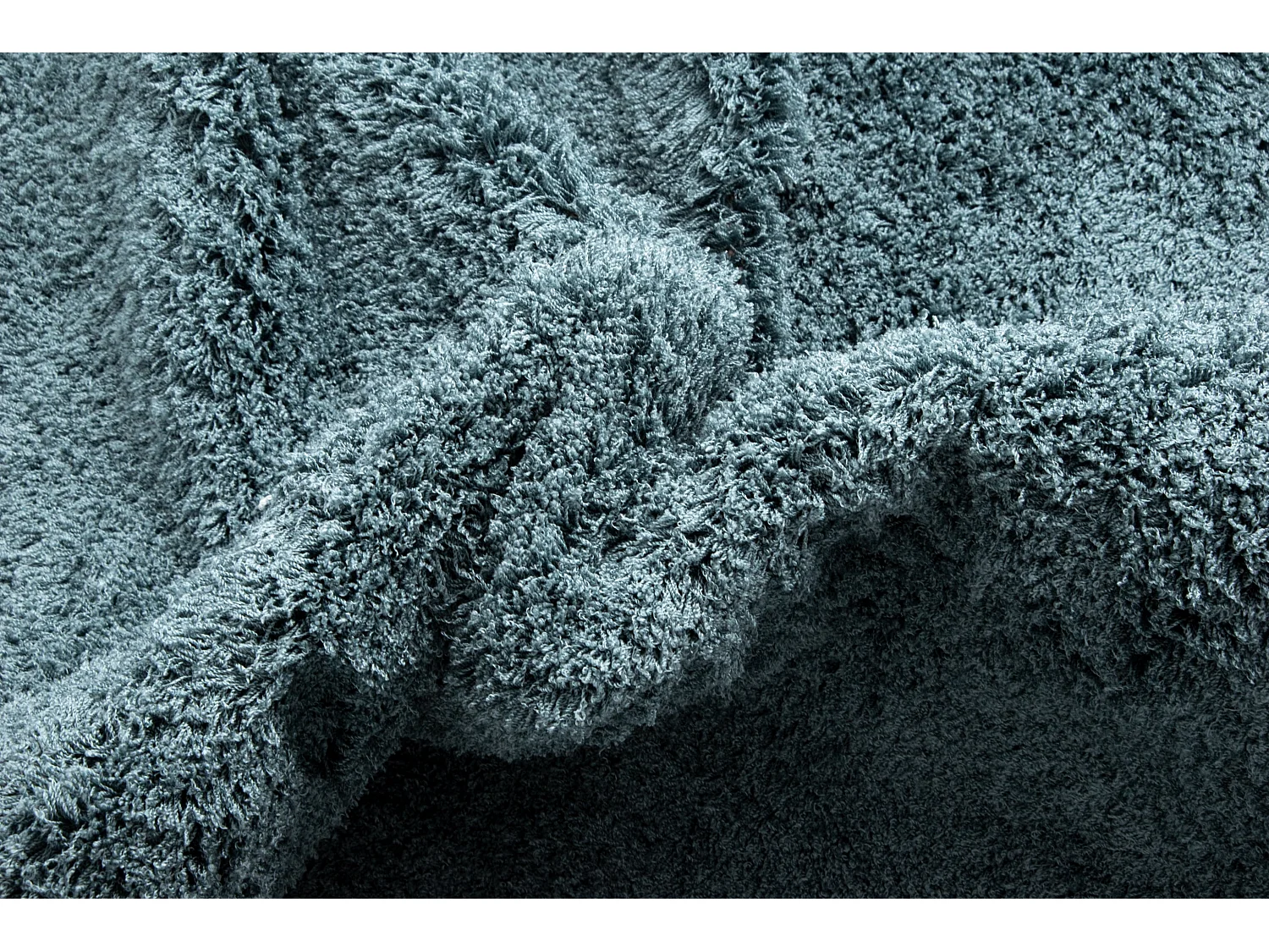 Hochflorteppich 185x185 Blau Luzern