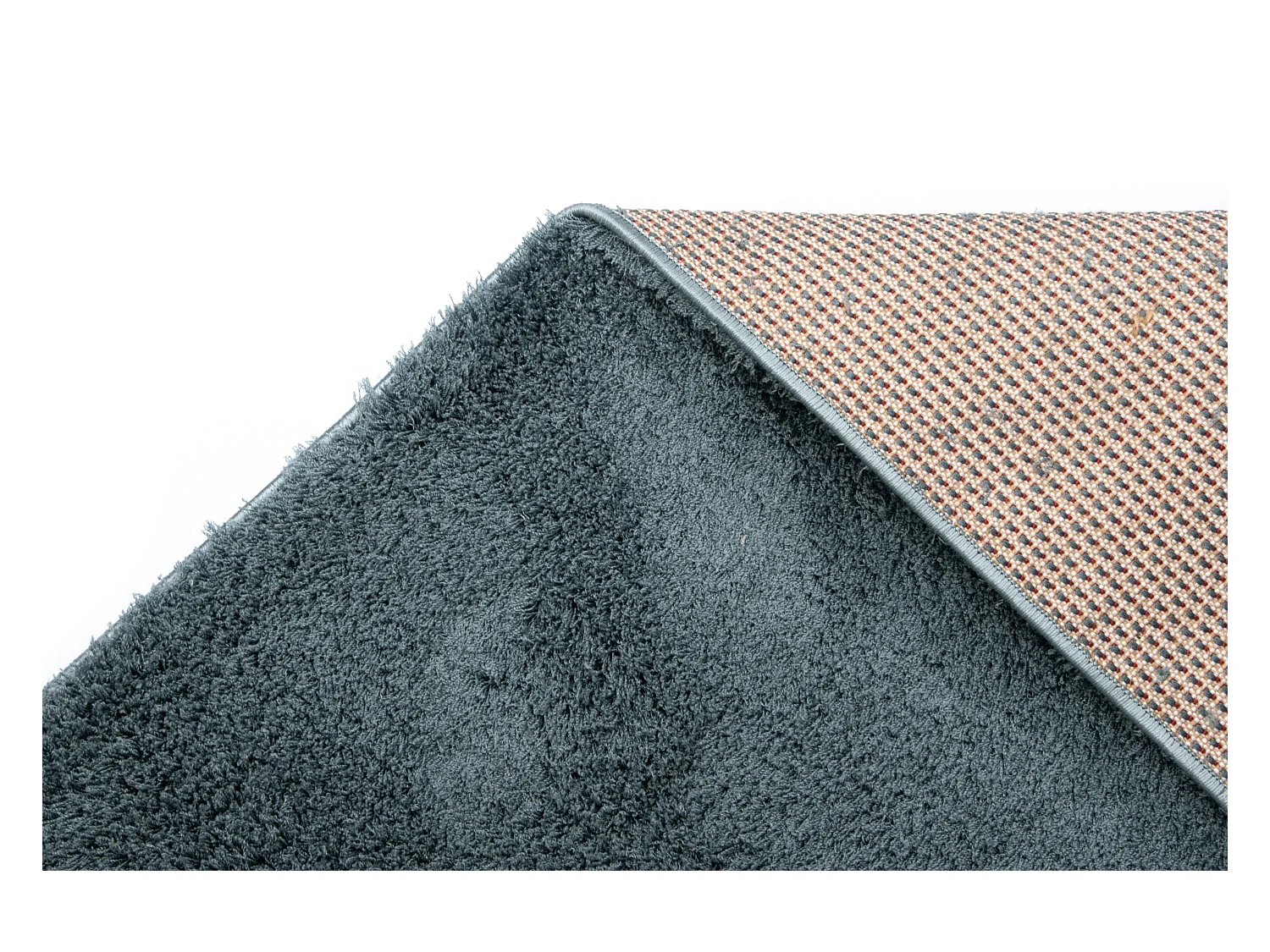 Hoogpolig tapijt 185x185 Blauw Luzern