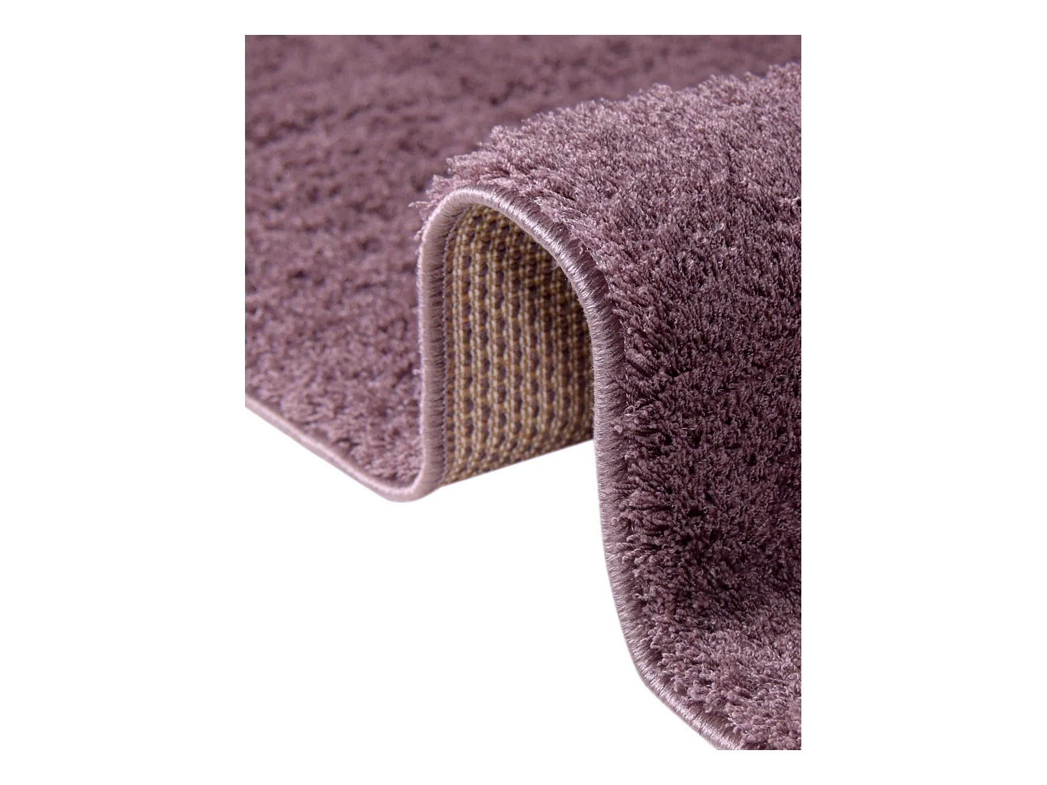 Hochflorteppich 125x125 Lila Luzern