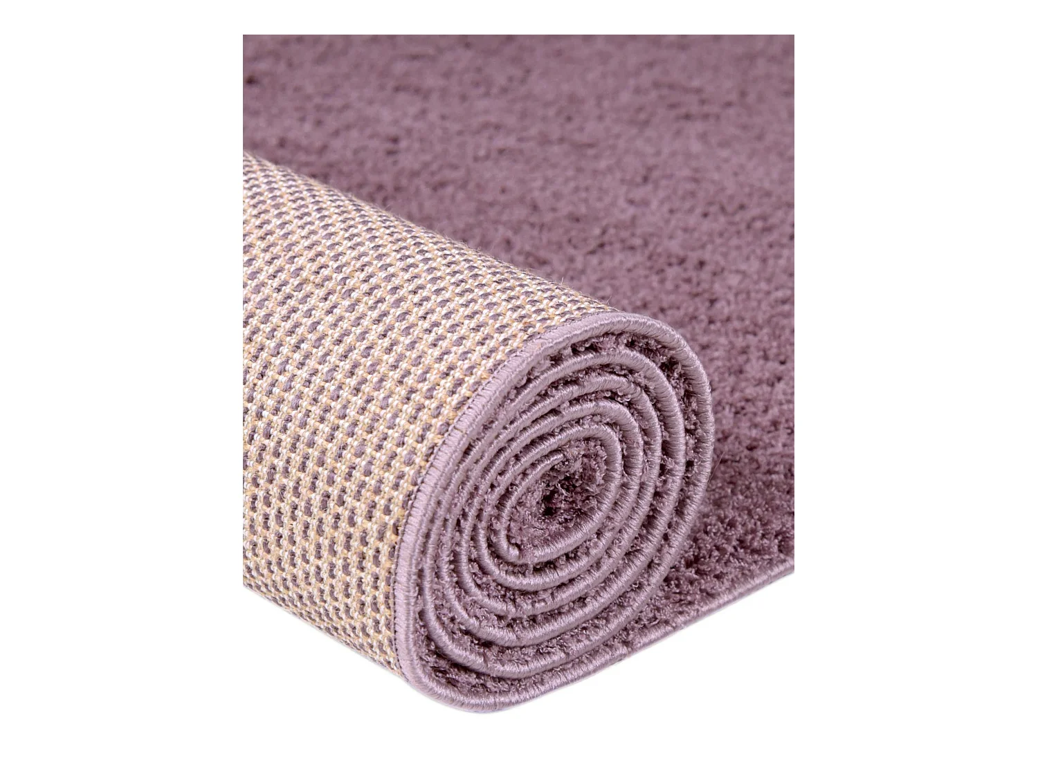Hochflorteppich 125x125 Lila Luzern