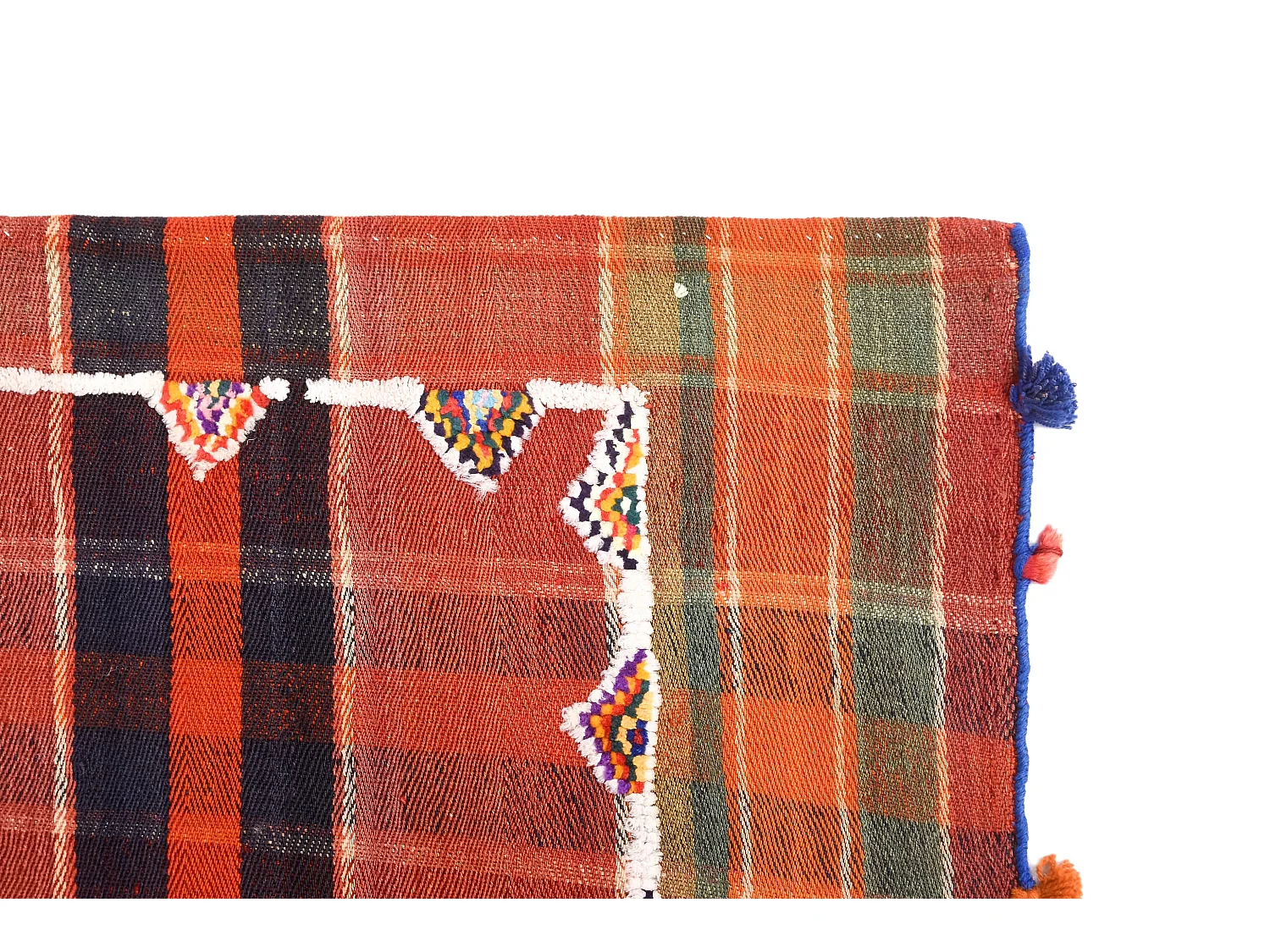 Tapis de laine 157x228 rouge Jajim