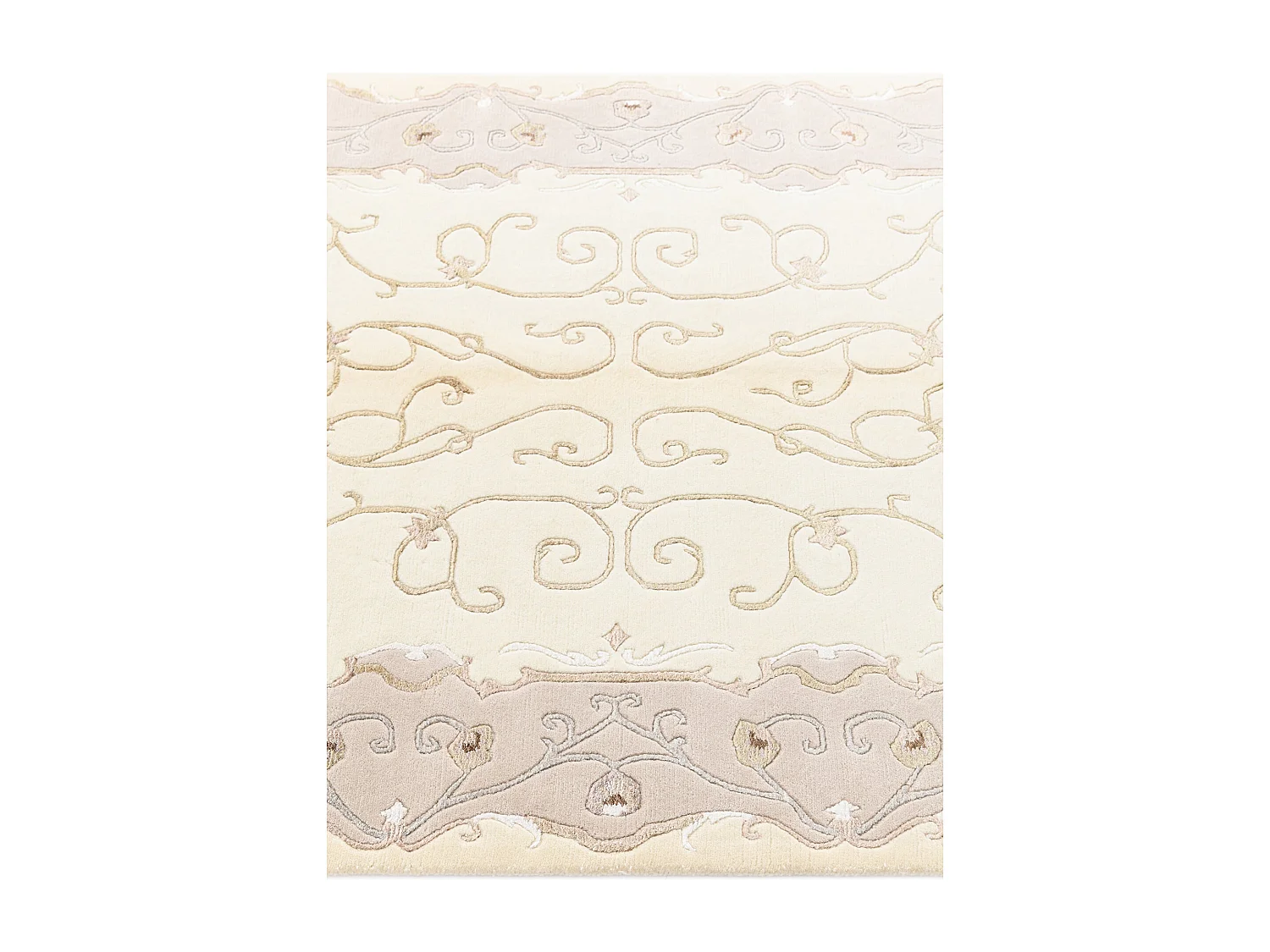 Tapis de laine 124x188 beige Darya