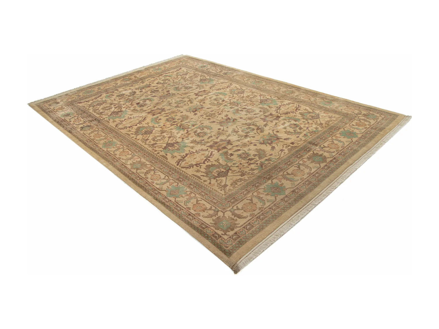 Tapis de laine 258x355 beige Tabriz