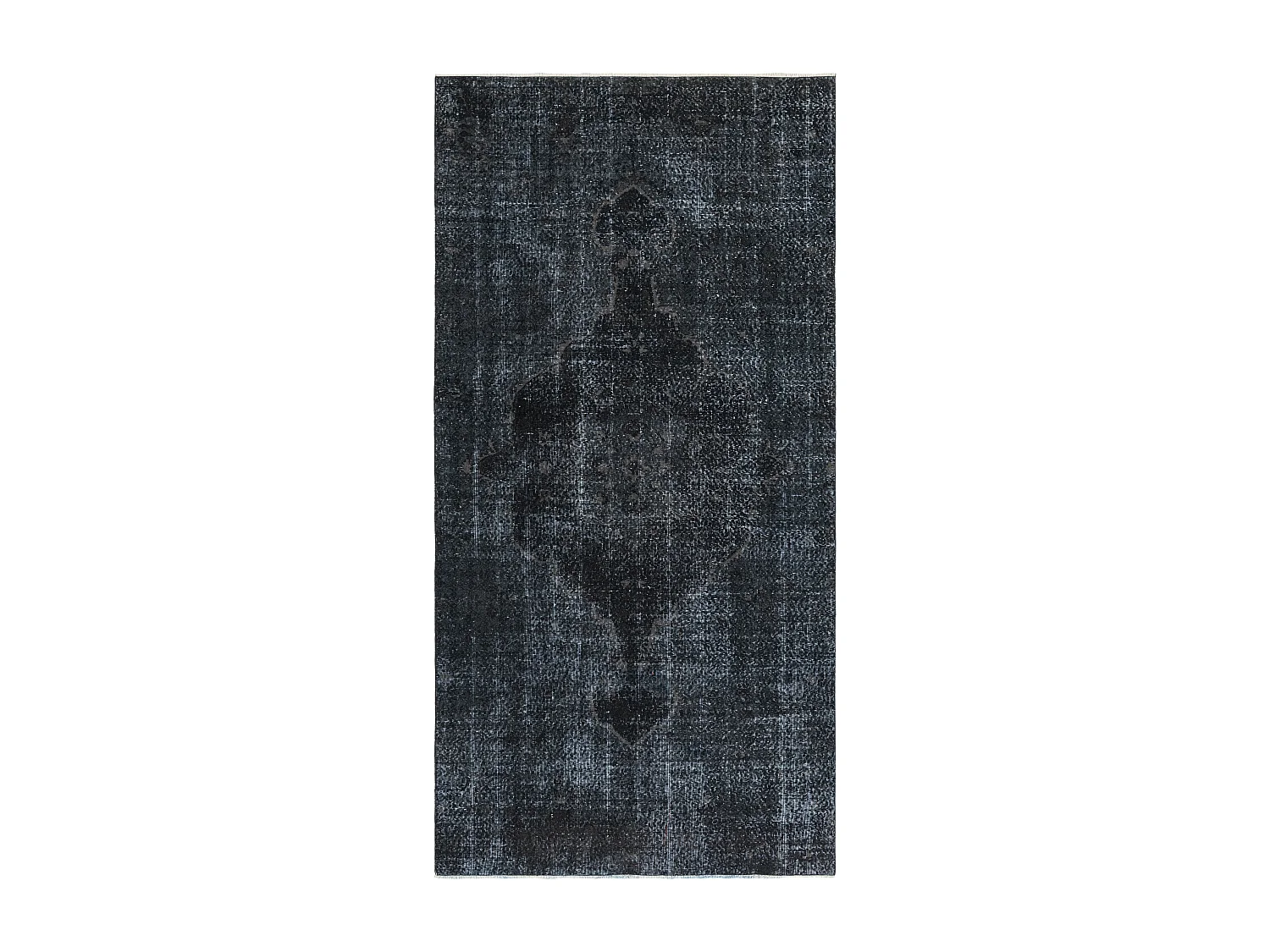 Tapis de laine 155x310 noir Ultra Vintage