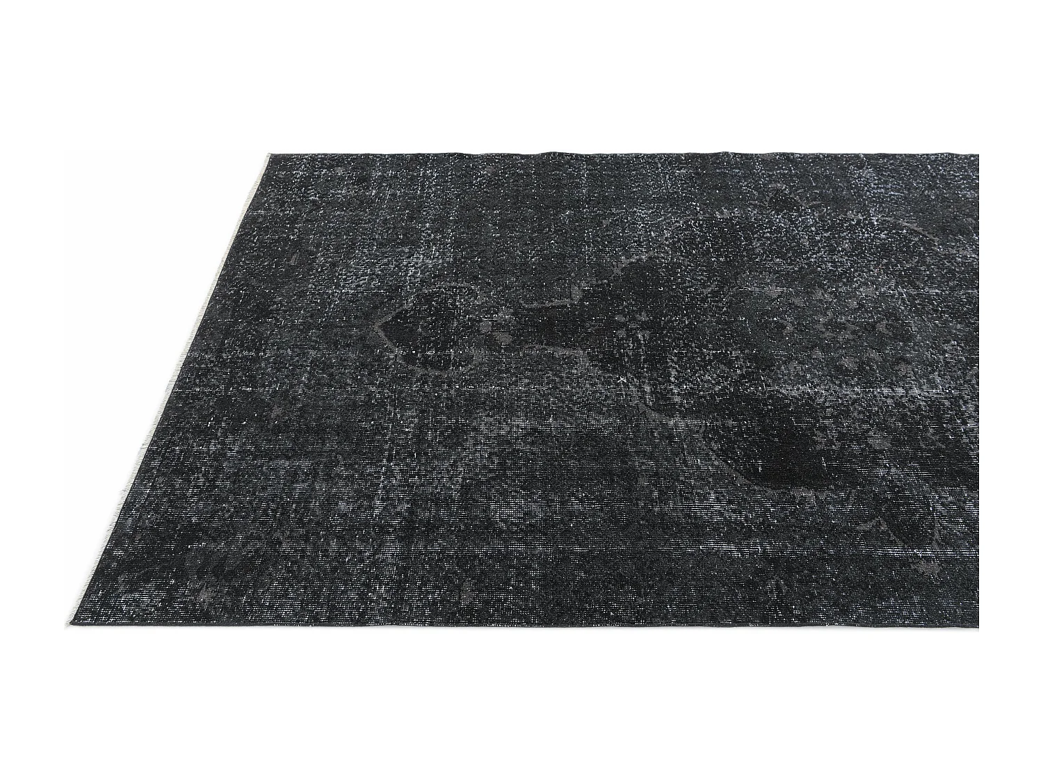 Tapis de laine 155x310 noir Ultra Vintage