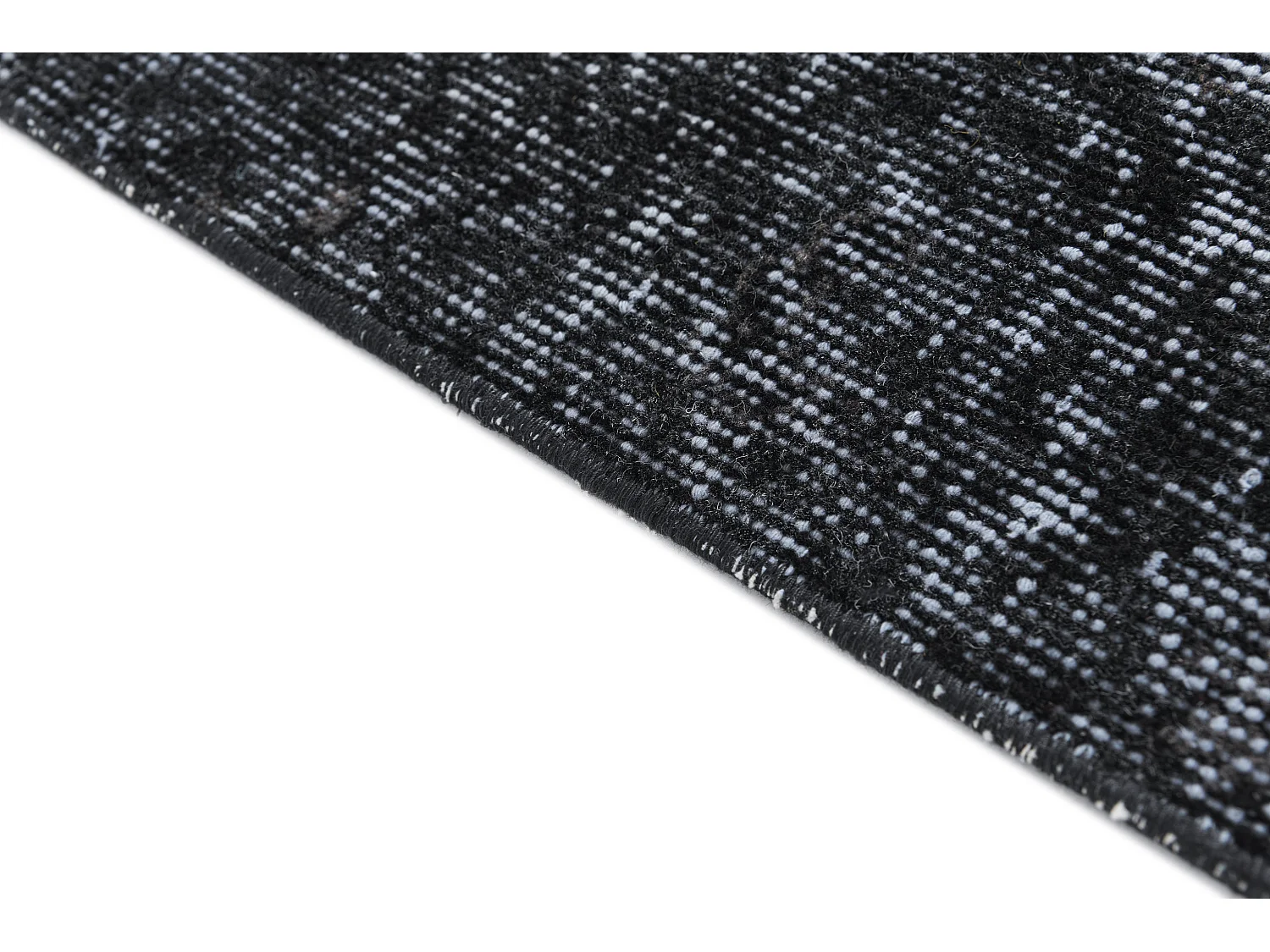 Tapis de laine 155x310 noir Ultra Vintage